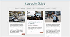 Desktop Screenshot of corporate-dialog.ch