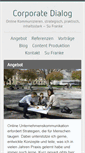 Mobile Screenshot of corporate-dialog.ch