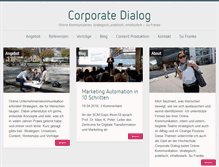 Tablet Screenshot of corporate-dialog.ch